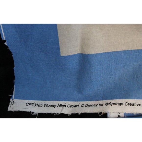 Disney Woody Aliens Toy Story Crowd Print Fabric Springs Creative 1 Yard Panel - Picture 4 of 7